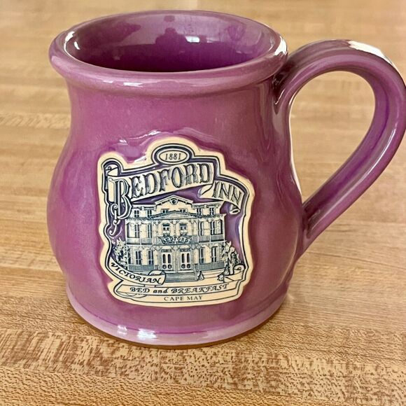 Coffee Mug Bedford Inn Cape May NJ Souvenir Coffee Cup by Deneen Pottery - Picture 3 of 11